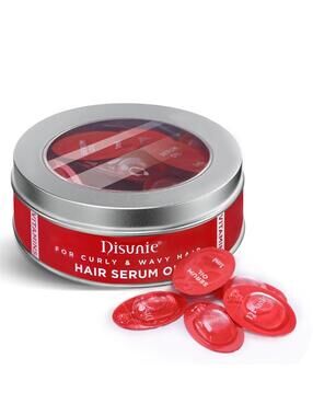 Pack of 3 Disunie Red Hair Treatment Serum, No Rinse with Argan Macadamia Avocad